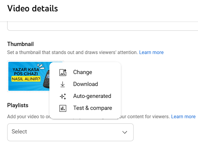 Test different thumbnails to identify the most engaging one and improve click-through rates.