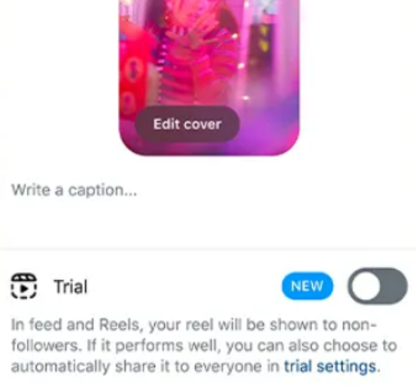 Instagramda Deneme Reels Özelliği Devri