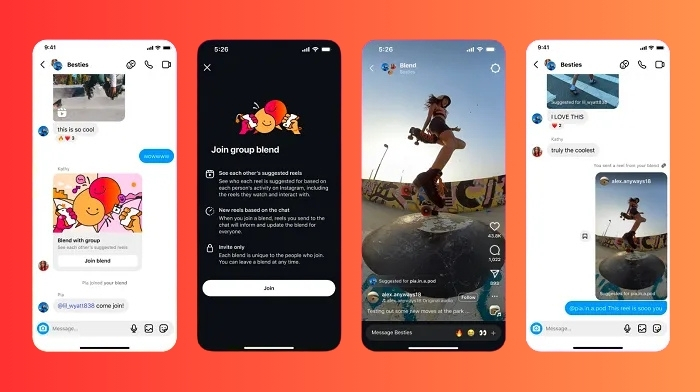 Instagram rolled out Blend, allowing you and your friends or group chats to create a shared Reels feed.