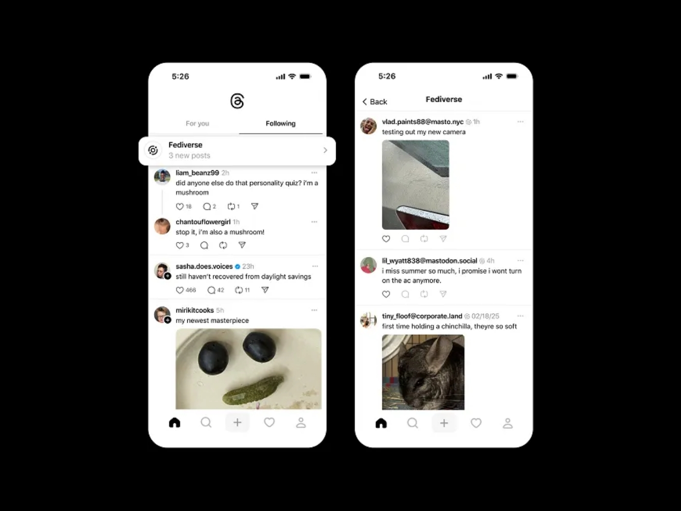Threads fediverse (birbirine bağlı bağımsız sunucular ağı) deneylerini genişletiyor. Platform, fediverse'e bağlı kullanıcılar için iki yeni özellik duyurdu