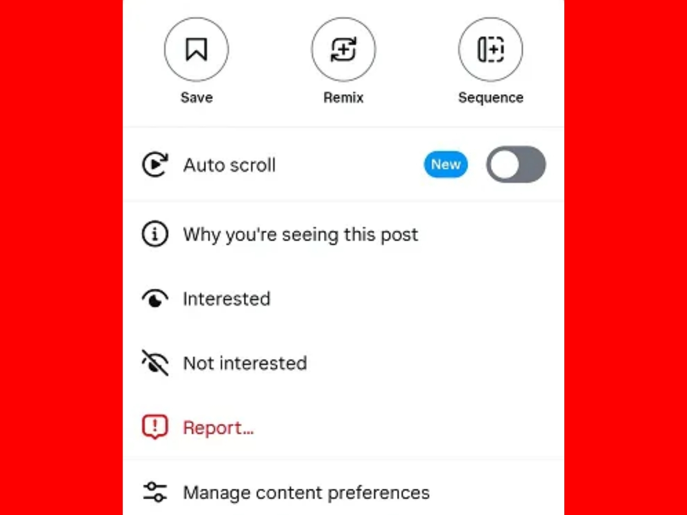Instagram is currently testing a new auto-scroll option with a subset of its users for posts in their main feed. 