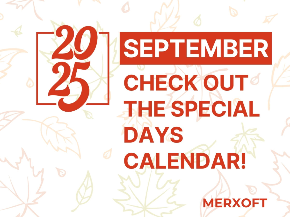 September Check Out The Special Days Calendar! - Merxoft